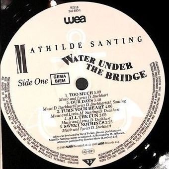 Mathilde Santing, Water Under The Bridge-LP, Vinilos, Historia Nuestra