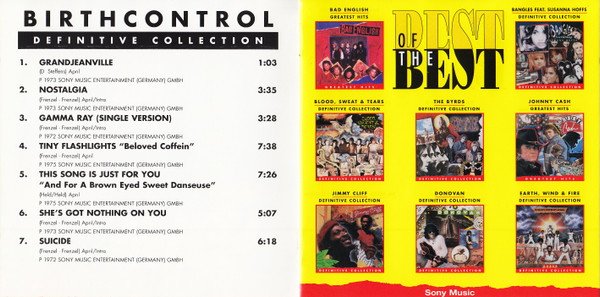 Birthcontrol, Definitive Collection-CD, CDs, Historia Nuestra