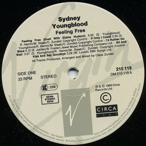 Sydney Youngblood Feeling Free-LP, Vinilos, Historia Nuestra