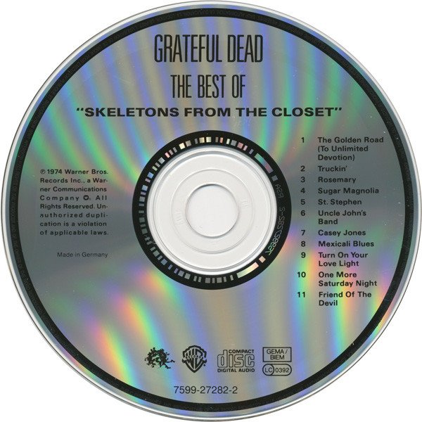 Grateful Dead* The Best Of: Skeletons From The Closet-CD, CDs, Historia Nuestra