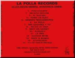 La Polla Records, Ellos Dicen Mierda Nosotros Amen-CD, CDs, Historia Nuestra