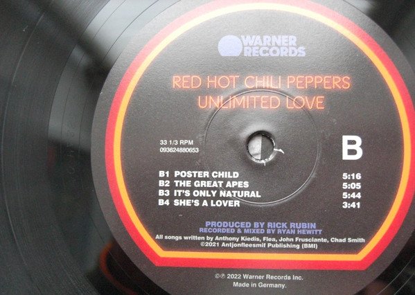 Red Hot Chili Peppers Unlimited Love-2xLP, Vinilos, Historia Nuestra