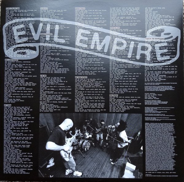 Rage Against The Machine Evil Empire-LP, Vinilos, Historia Nuestra