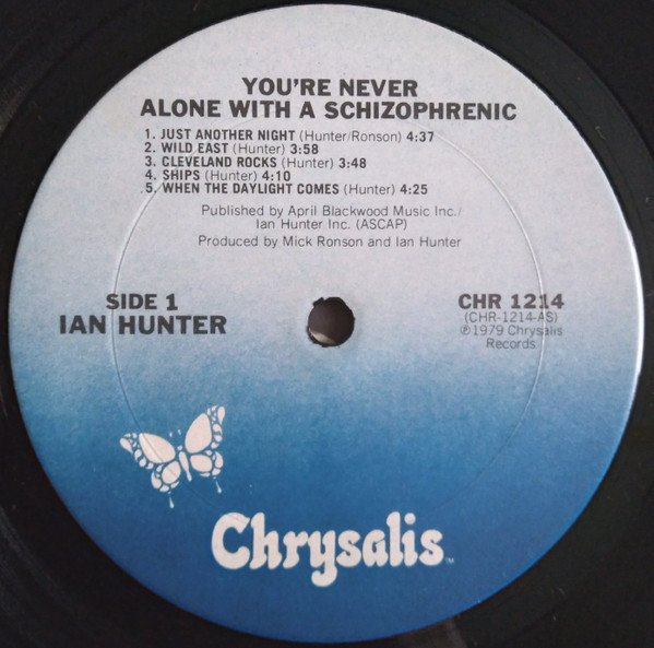 Ian Hunter You're Never Alone With A Schizophrenic-LP, Vinilos, Historia Nuestra