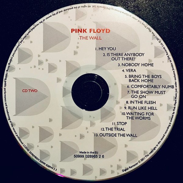 Pink Floyd The Wall-2xCD, CDs, Historia Nuestra