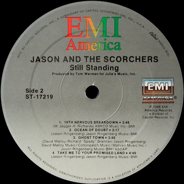 Jason And The Scorchers* Still Standing-LP, Vinilos, Historia Nuestra