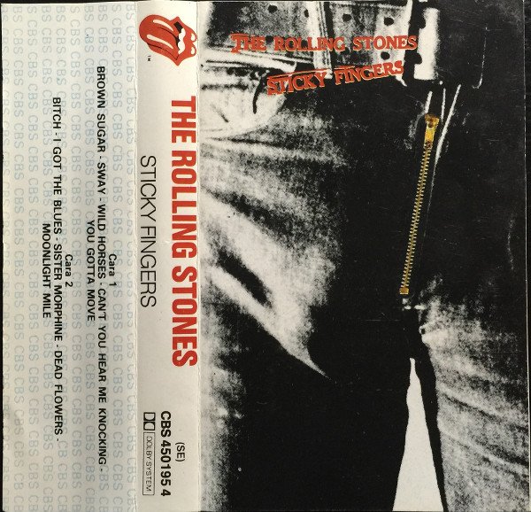 The Rolling Stones Sticky Fingers-Cass, Cintas y casetes, Historia Nuestra