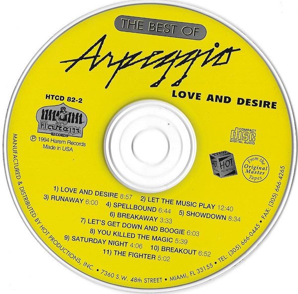 Arpeggio , The Best Of Arpeggio - Love And Desire-CD, CDs, Historia Nuestra