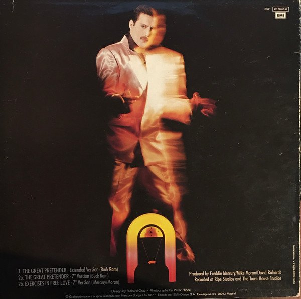 Freddie Mercury The Great Pretender-12, Vinilos, Historia Nuestra