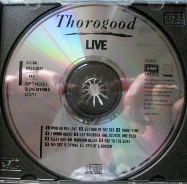 George Thorogood & The Destroyers Live-CD, CDs, Historia Nuestra