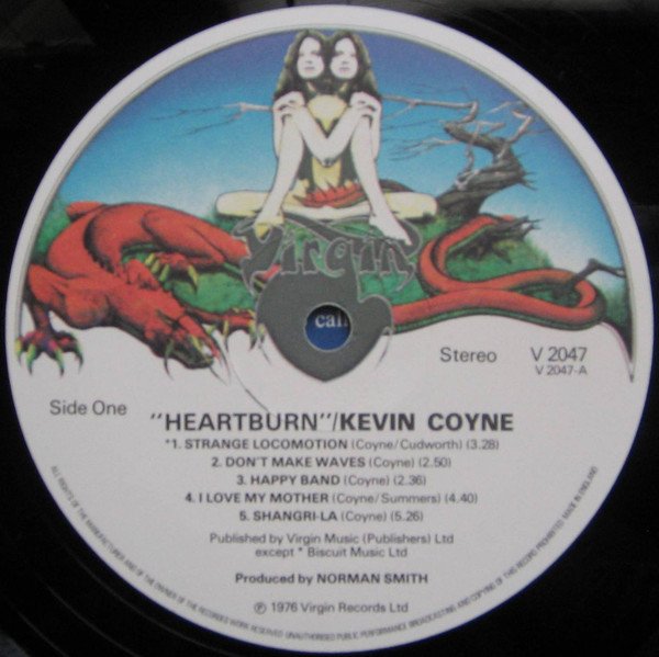 Kevin Coyne Heartburn-LP, Vinilos, Historia Nuestra