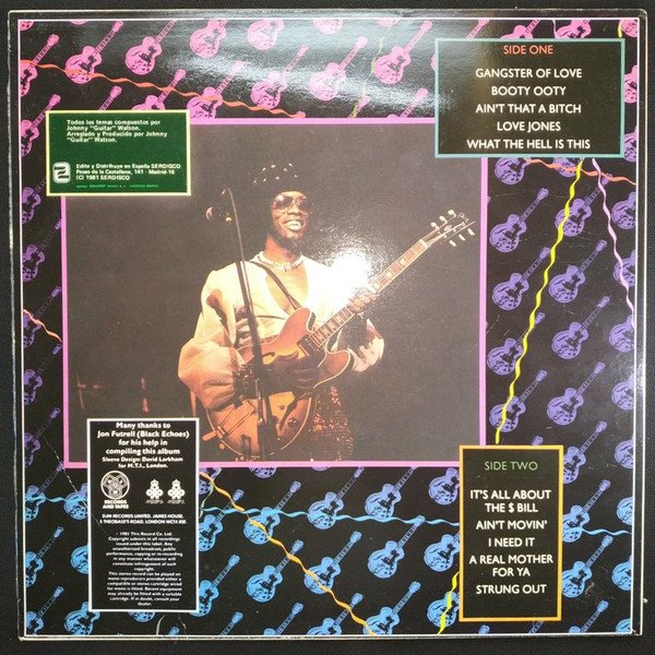 Johnny Guitar Watson The Very Best Of Johnny Guitar Watson-LP, Vinilos, Historia Nuestra