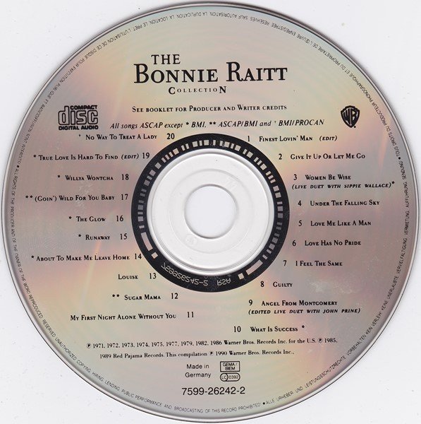 Bonnie Raitt, The Bonnie Raitt Collection-CD, CDs, Historia Nuestra