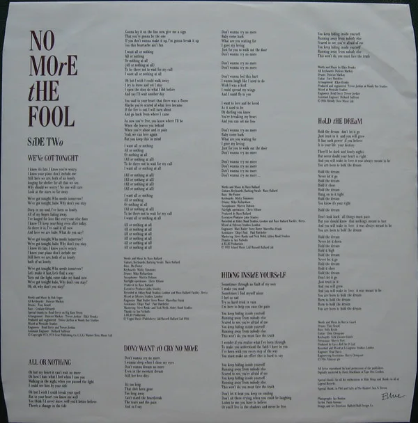 Elkie Brooks No More The Fool-LP, Vinilos, Historia Nuestra