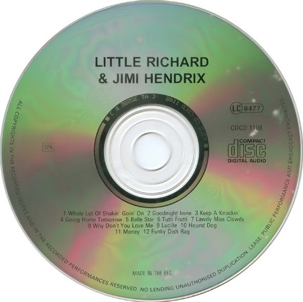 Little Richard & Jimi Hendrix-CD, CDs, Historia Nuestra