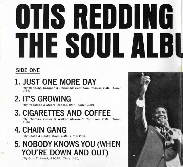 Otis Redding, The Soul Album-CD, CDs, Historia Nuestra