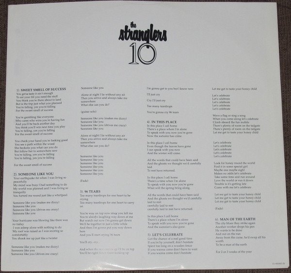 The Stranglers 10-LP, Vinilos, Historia Nuestra