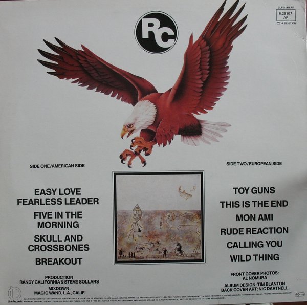 Randy California Euro - American-LP, Vinilos, Historia Nuestra