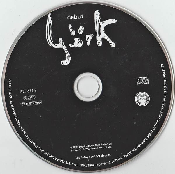 Björk, Debut-CD, CDs, Historia Nuestra
