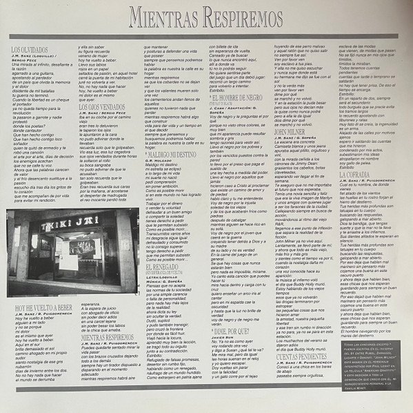 Loquillo Y Trogloditas, Mientras Respiremos-LP, Vinilos, Historia Nuestra