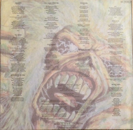 Iron Maiden No Prayer For The Dying-LP, Vinilos, Historia Nuestra