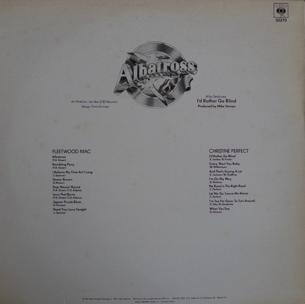 Fleetwood Mac And Christine Perfect Albatross-LP, Vinilos, Historia Nuestra