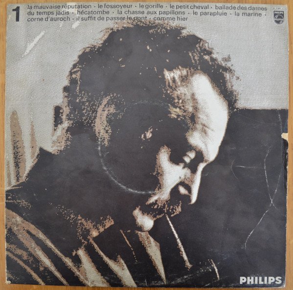 Georges Brassens 1-LP, Vinilos, Historia Nuestra