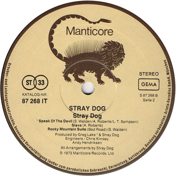 Stray Dog Stray Dog-LP, Vinilos, Historia Nuestra