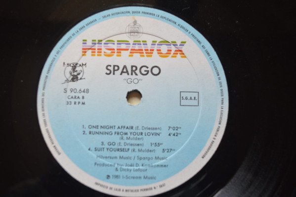 Spargo Go-LP, Vinilos, Historia Nuestra