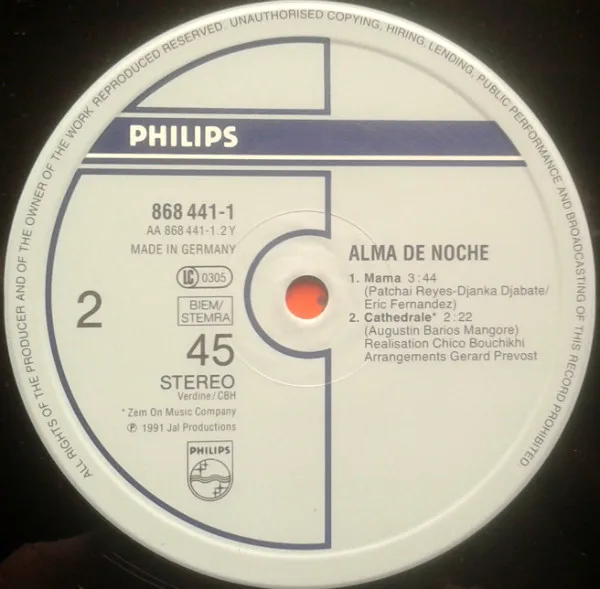 Alma De Noche Featuring Djanka Diabate, Mama-12 inch, Vinilos, Historia Nuestra