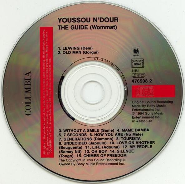 Youssou N'Dour, The Guide (Wommat)-CD, Vinilos, Historia Nuestra