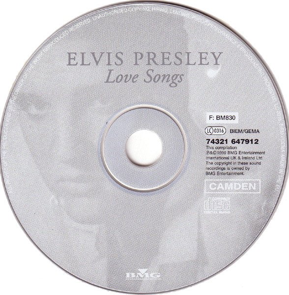 Elvis Presley Love Songs-CD, CDs, Historia Nuestra