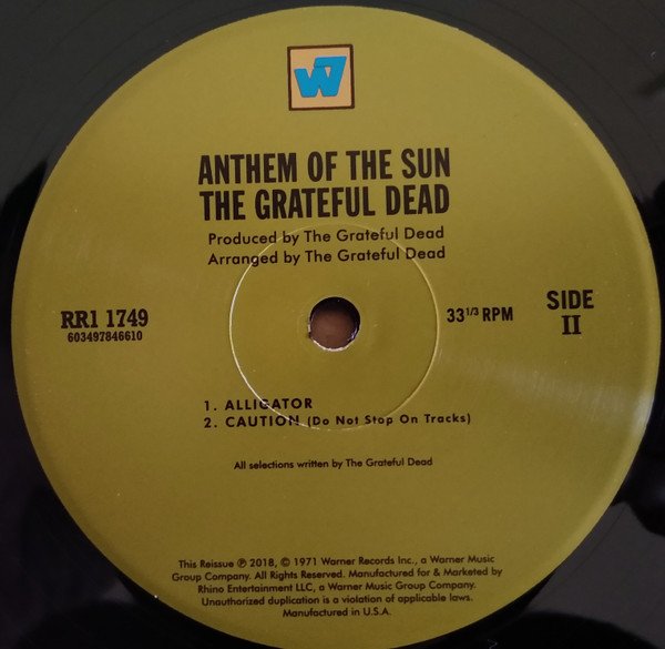 Grateful Dead* Anthem Of The Sun-LP, Vinilos, Historia Nuestra