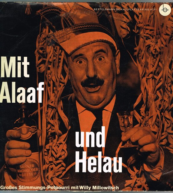 Willy Millowitsch, Mit Alaaf Und Helau-LP, Vinilos, Historia Nuestra