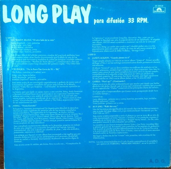 Various, Long Play Para Difusion 33 Rpm-LP, Vinilos, Historia Nuestra