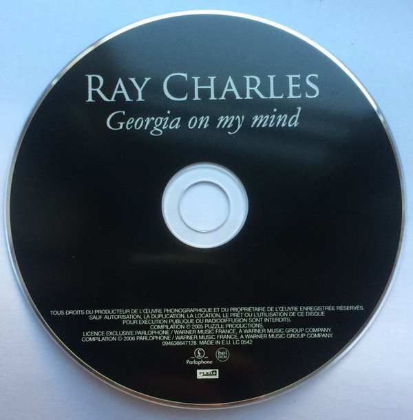 Ray Charles Georgia On My Mind-CD, CDs, Historia Nuestra