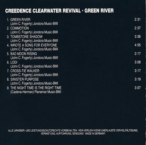 Creedence Clearwater Revival, Green River-CD, CDs, Historia Nuestra