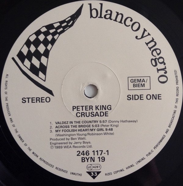 Peter King Crusade-LP, Vinilos, Historia Nuestra