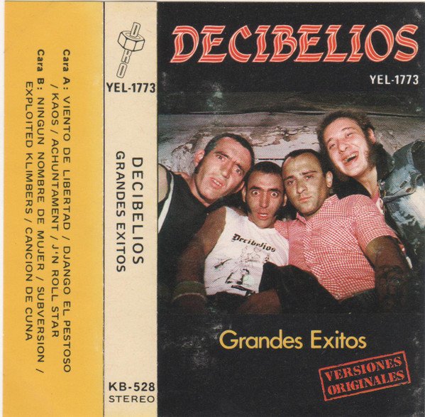 Decibelios, Grandes Exitos-Tape, Cintas y casetes, Historia Nuestra