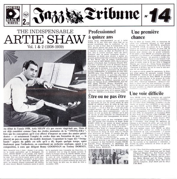 Artie Shaw and His Orchestra, The Indispensable-CD, CDs, Historia Nuestra