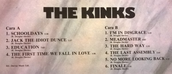 The Kinks, The Kinks-LP, Vinilos, Historia Nuestra