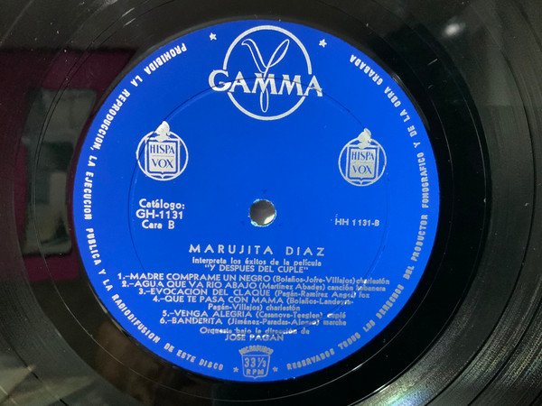 Marujita Díaz, Y Después Del Cuplé-LP, Vinilos, Historia Nuestra