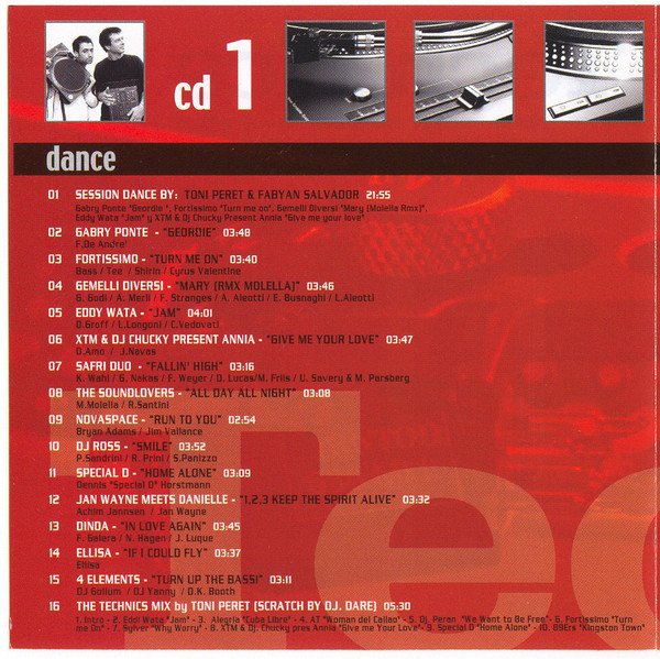 Various, Technics: The Original Sessions 2004-CD, CDs, Historia Nuestra