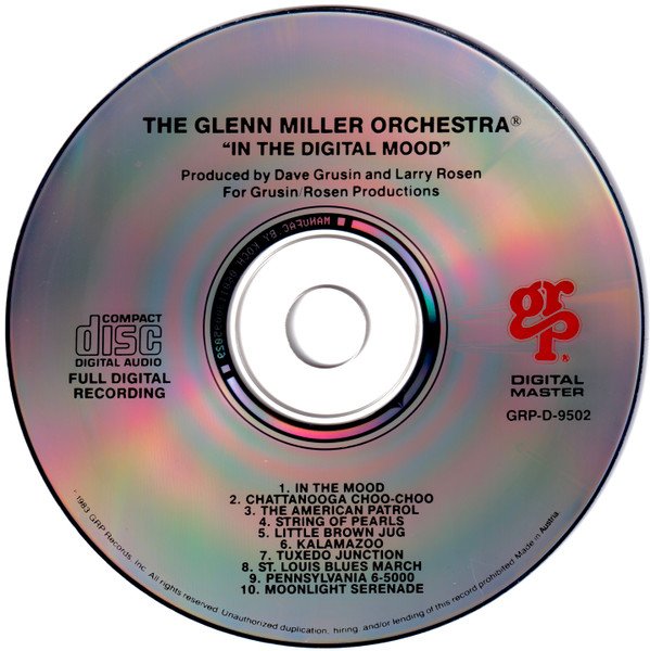 The Glenn Miller Orchestra In The Digital Mood-CD, CDs, Historia Nuestra