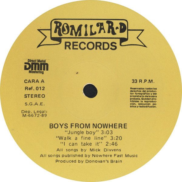 Boys From Nowhere, Jungle Boys-12 inch, Vinilos, Historia Nuestra