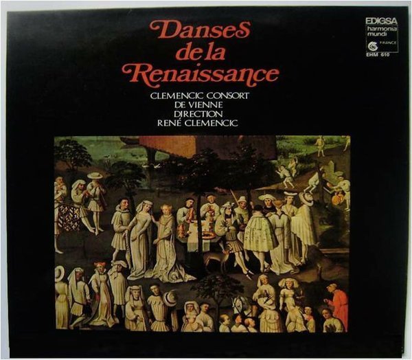 Clemencic Consort  Danses De La Renaissance-LP, Vinilos, Historia Nuestra