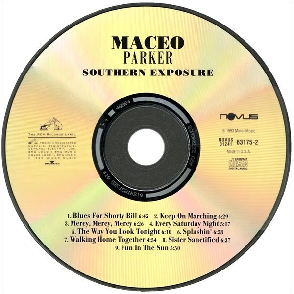 Maceo Parker, Southern Exposure-CD, CDs, Historia Nuestra