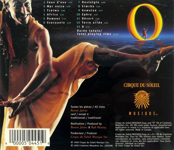 Cirque Du Soleil, O-CD, CDs, Historia Nuestra