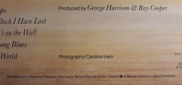 George Harrison Somewhere In England-LP, Vinilos, Historia Nuestra