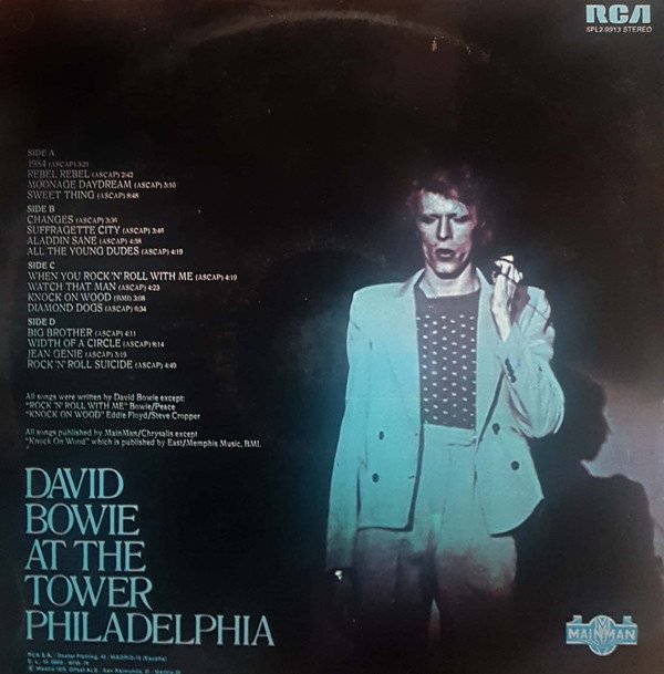 David Bowie, David Live-LP, Vinilos, Historia Nuestra